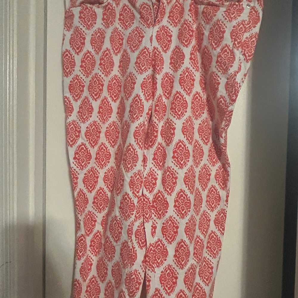 Stylish orange Patterned Women Jeans